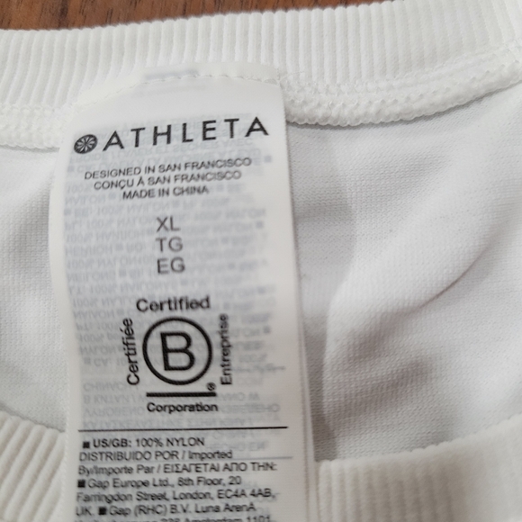 Athleta Crop Crew Neck Tank Size XL - Picture 3 of 6